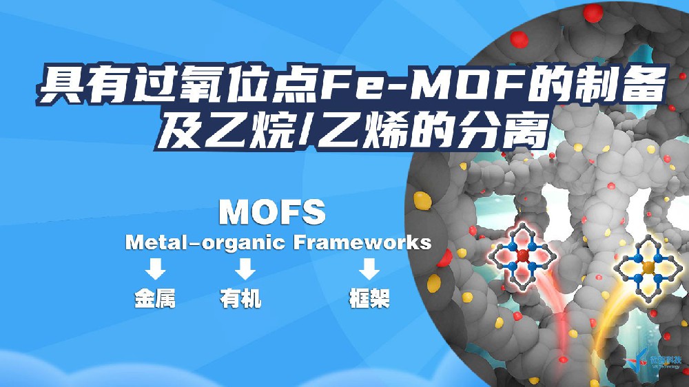 具有过氧位点Fe-MOF的制备及乙烷乙烯的分离